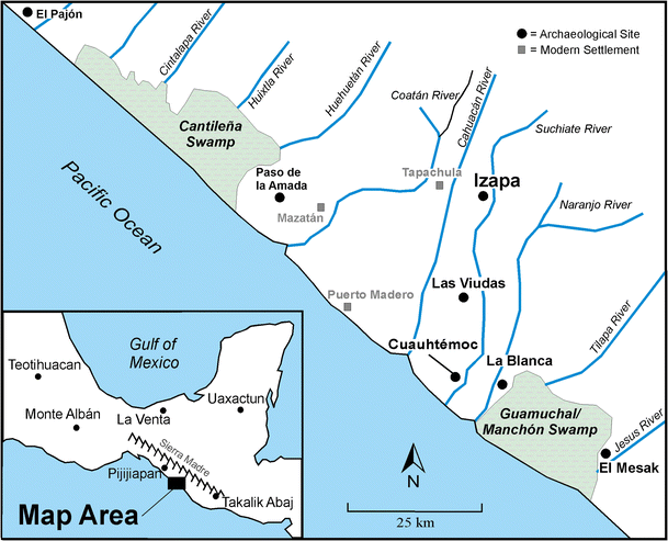 New World Archaeological Foundation map of Izapa (from Lowe et al