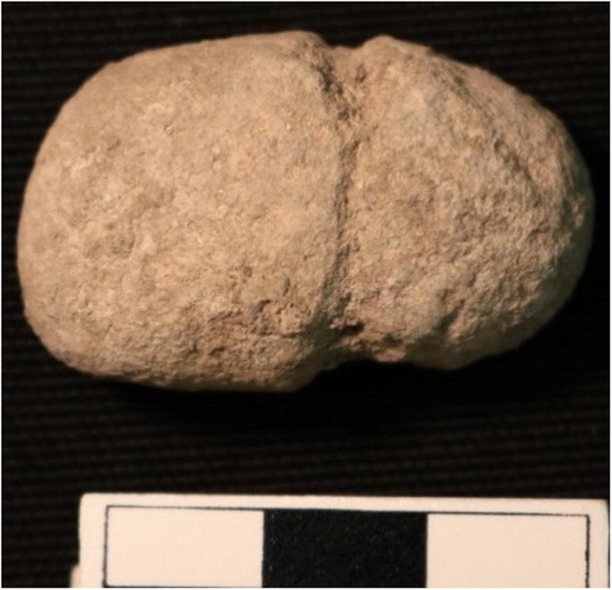Grooved stone from Nahal Ein Gev II, possible fishing weight