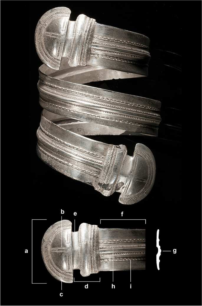 Forging techniques involving the use of forming swages in ancient barbarian  jewellery: an example of silver shield-headed bracelets from Weklice,  Northern Poland