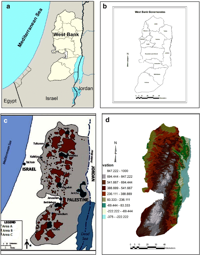 Urban Built Up Area Estimation And Change Detection Of The Occupied West Bank Palestine Using Multi Temporal Aerial Photographs And Satellite Images Springerlink