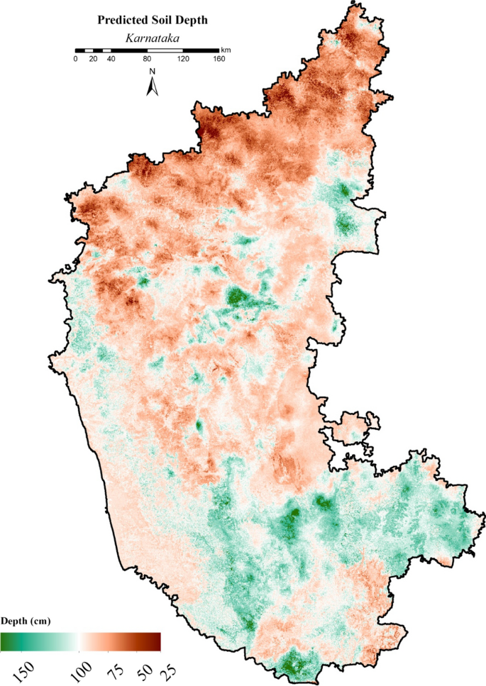 Soil Map Of Karnataka Prediction Of Soil Depth In Karnataka Using Digital Soil Mapping Approach |  Springerlink