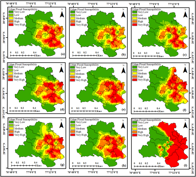 Machine Learning Driven Urban Flood Susceptibility Analysis of National ...