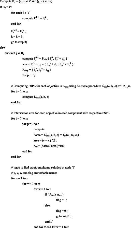 A New Algorithm To Compute Pareto Optimal Paths In A Multi Objective Fuzzy Weighted Network Springerlink