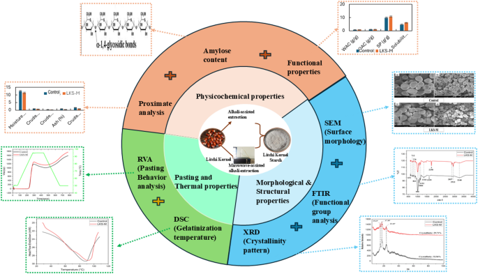 Microwave-Assisted Extraction of Starch from Litchi Kernel and its ...