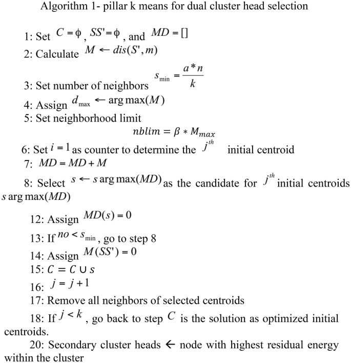 Pseudo-code for the Neighborhood data dissemination algorithm.