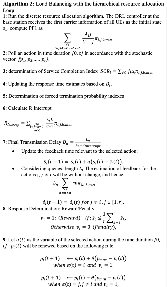 A Novel Approach To Efficient Resource Allocation In Load Balanced Cellular Networks Using Hierarchical Drl Springerlink