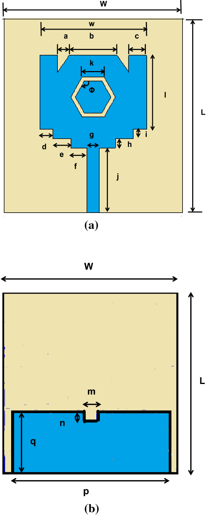 SciELO - Brasil - An improved UWB Patch Antenna Design using