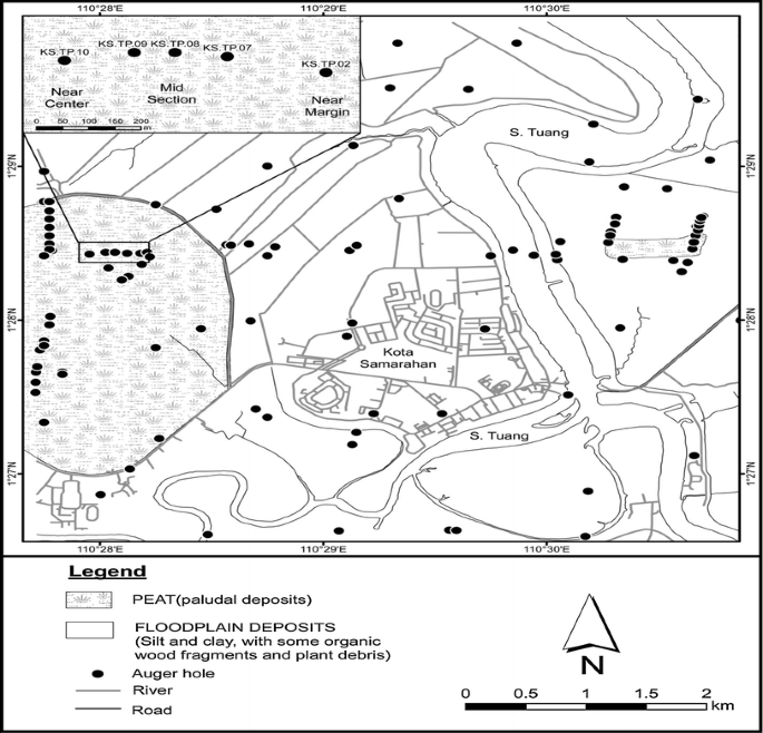 Geochemical Characteristics Of A Tropical Lowland Peat Dome In The Kota Samarahan Asajaya Area West Sarawak Malaysia Springerlink