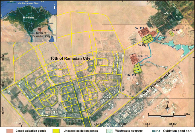 10th Of Ramadan City Map Imaging Of Wastewater Percolation In Heterogeneous Soil Using Electrical  Resistivity Tomography (Ert): A Case Study At East Of Tenth Of Ramadan City,  Egypt | Springerlink