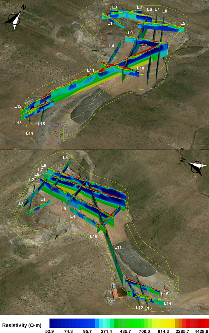 Utilizing the electrical resistivity tomography to map contamination in ...