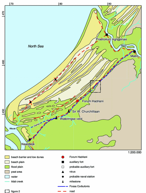 The Fossa Corbulonis between the Rhine and Meuse estuaries in the 