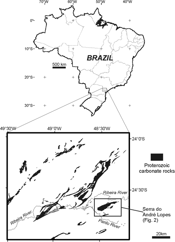 Characterization Of Quaternary Tufas In The Serra Do Andre Lopes Karst Southeastern Brazil Springerlink