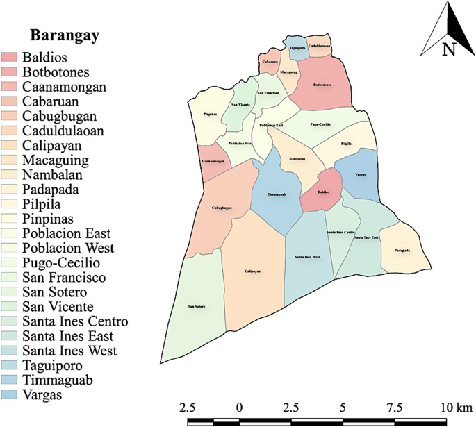 Map Of Tarlac Province Spatial Mapping Of Groundwater Quality In The Municipality Of Santa  Ignacia, Tarlac, Philippines | Springerlink