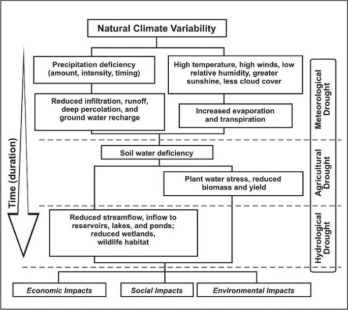 Drought risk assessment using geospatial technique-based NDVI with rain ...