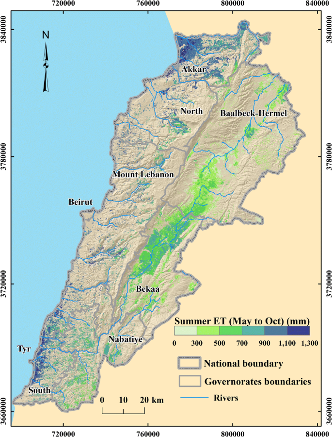 Refugees Water Balance And Water Stress Lessons Learned From Lebanon Springerlink
