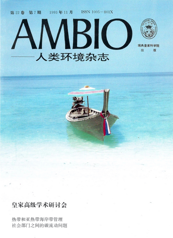 The environment as seen through the life of a journal: Ambio 1972 ...