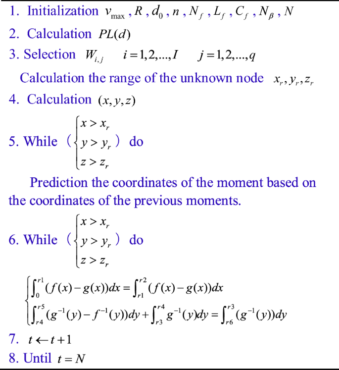 Indoor Moving Target 3d Tracking Algorithm Based On Multi Structure Loss Model Springerlink