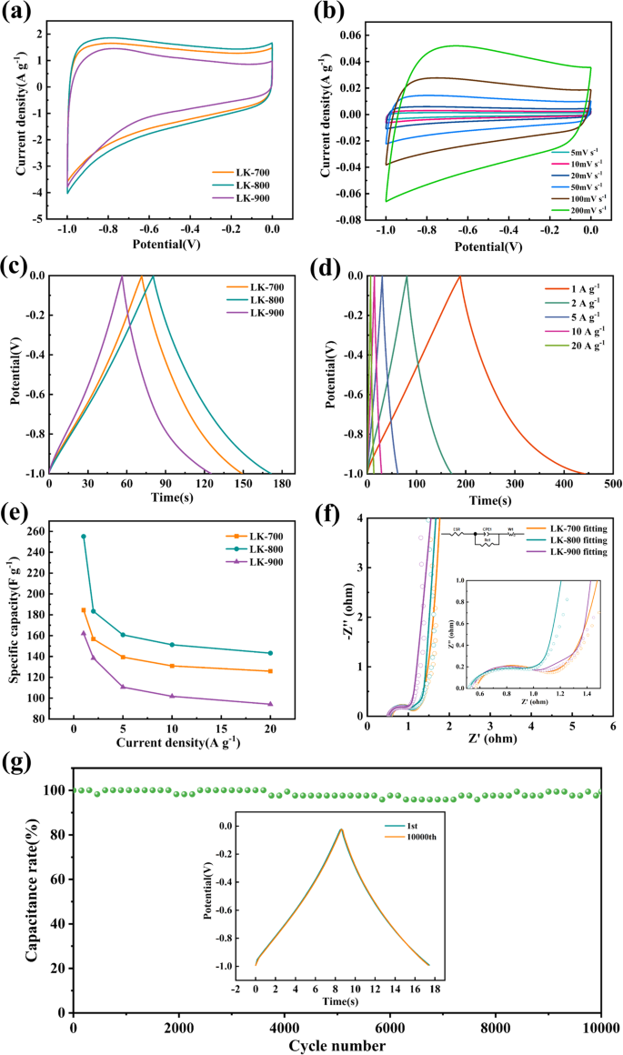 Treecapacitor Sycamore fallen leaves-derived porous carbon for high-performance ...