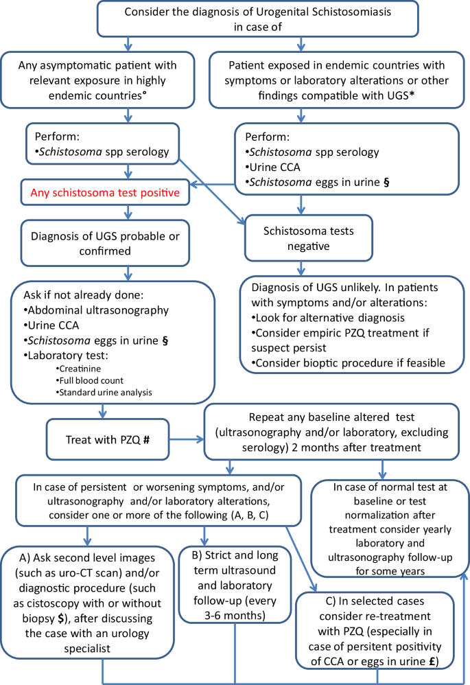 schistosomiasis guidelines)