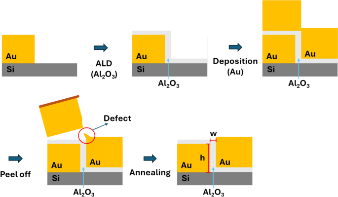 Mitigation of defects in 10 nm-wide metallic nano-gaps with thermal ...