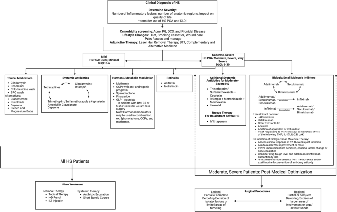 Comprehensive and Updated Algorithm of Hidradenitis Suppurativa ...