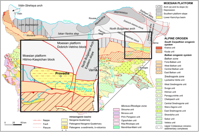 Seismic sources and Earth structure in the transition zone between Fore- Balkan unit and Moesian platform, NE Bulgaria | SpringerLink