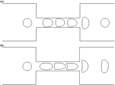 Numerical Simulation Of Solid And Elastic Circular Membrane In A Simple And Dilate Microchannel In Low Reynolds Numbers Flows Springerlink