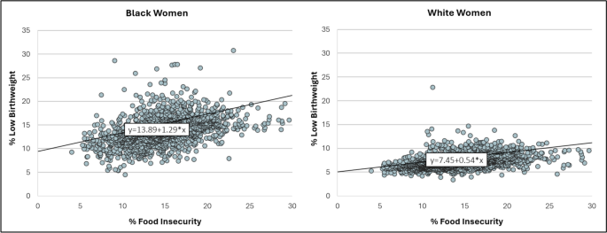 The Relationship Between Food Insecurity and Low Birthweight Across US ...