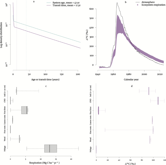 Radiocarbon and the Transit Time of Carbon in Terrestrial Ecosystems ...