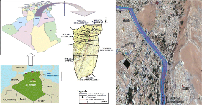 Mapping of vulnerability of flooded area in arid region. Case study: area  of Ghardaïa-Algeria | SpringerLink