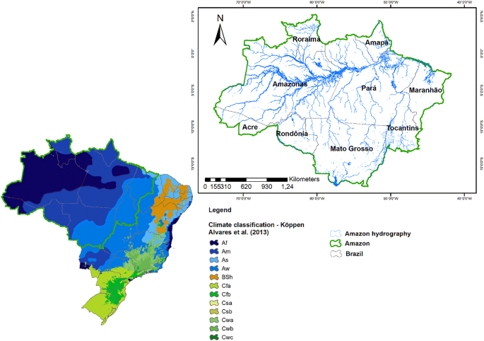Modeling of the spatial and temporal dynamics of erosivity in the Amazon |  SpringerLink