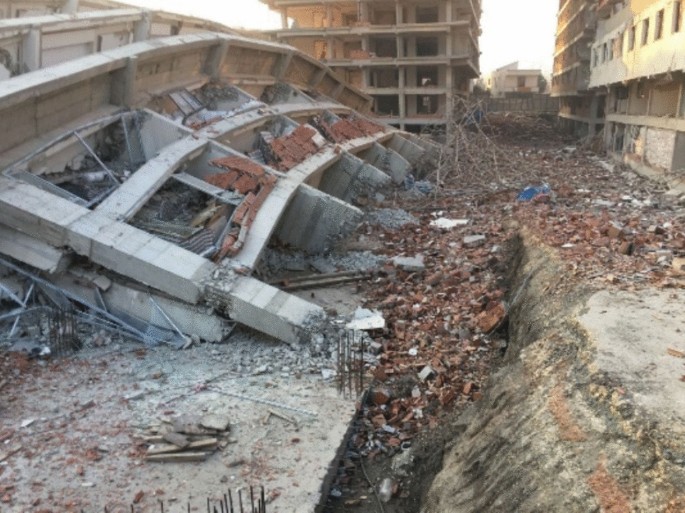 A Case Study on the Effect of Multiple Earthquakes on Midrise RC