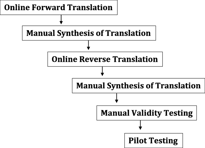 A Hybrid Method For The Cross Cultural Adaptation Of Self Report Measures Springerlink