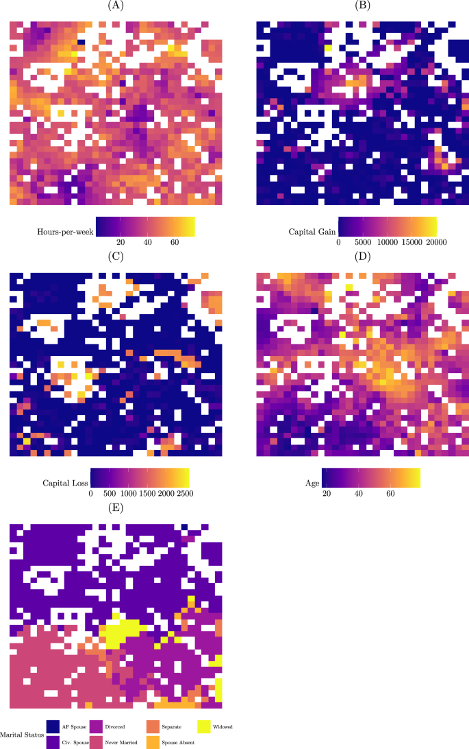 Gower Distance Matrix Gower-SOM: a self-organizing map for mixed data with gower distance and ...
