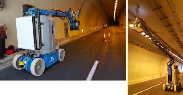tunnel inspection robot