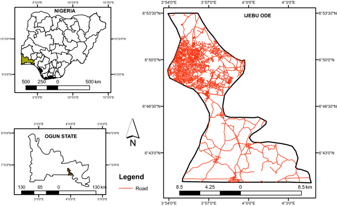Spatio-temporal growth of a traditional urban centre in Nigeria |  SpringerLink