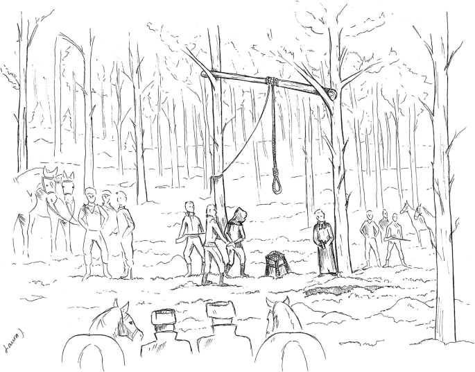 Повешенные девушки рисунки