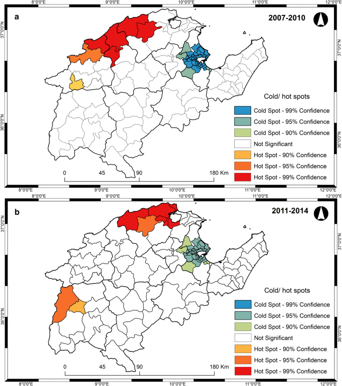 Forest Cover In Tunisia Before And After The 11 Tunisian Revolution A Spatial Analysis Approach Springerlink
