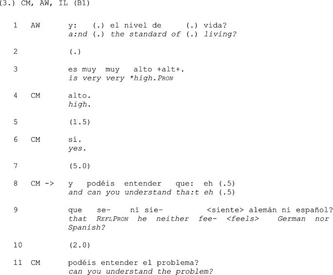conversational discourse definition