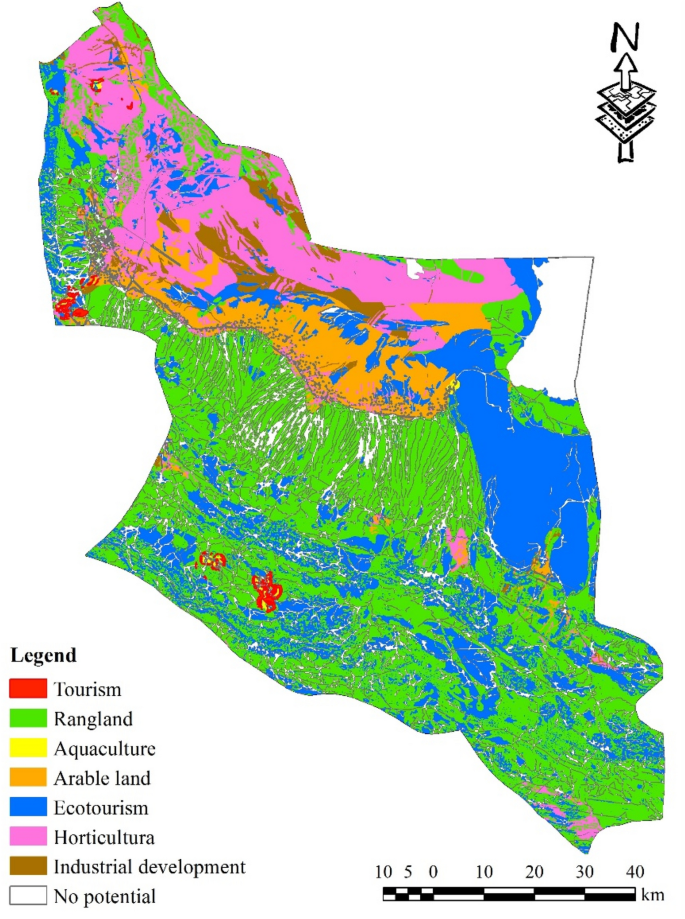 Existing Land Use Map Gis-Based Multi-Criteria And Multi-Objective Evaluation For Sustainable Land -Use Planning (Case Study: Qaleh Ganj County, Iran) “Landuse Planning Using  Mce And Mola” | Springerlink