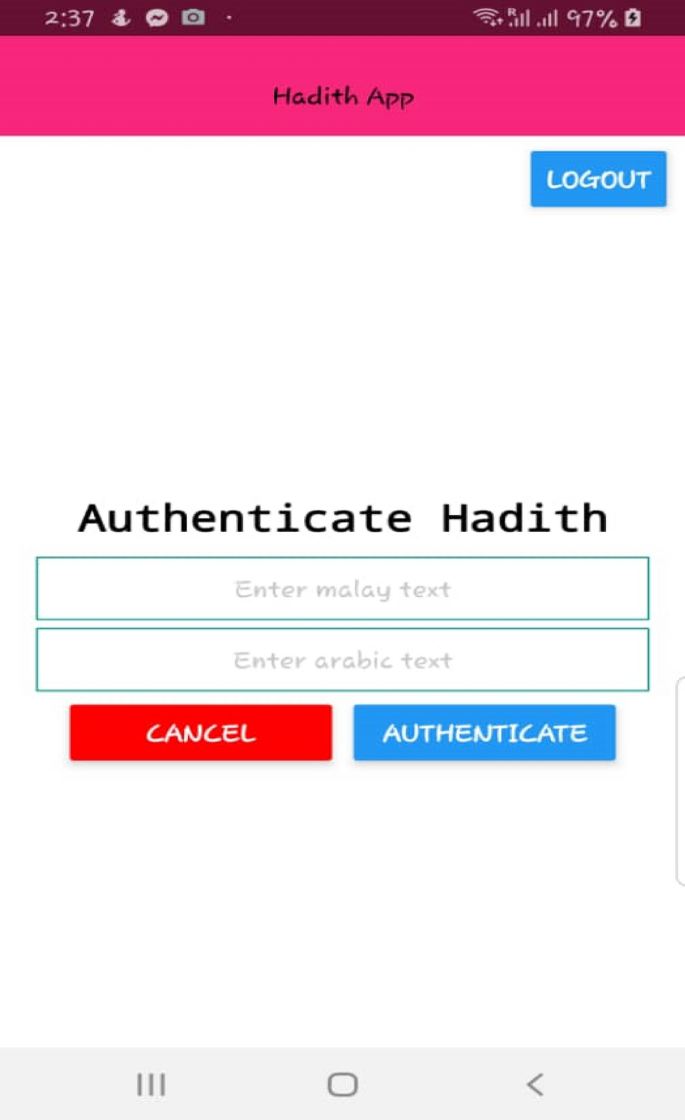 A Novel Hadith Authentication Mobile System In Arabic To Malay Language Translation For Android And Ios Phones Springerlink A Novel Hadith Authentication Mobile System In Arabic To Malay Language Translation For Android And Ios Phones Springerlink