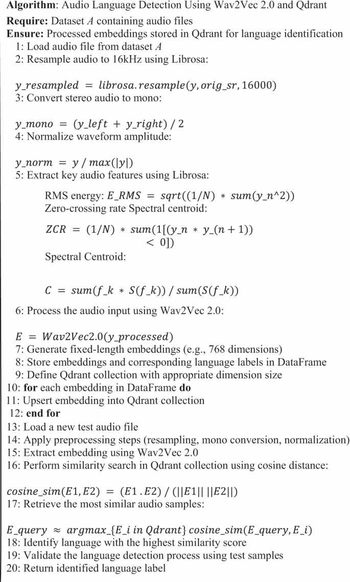 Multilingual audio classification: a scalable approach using Wav2Vec2 ...