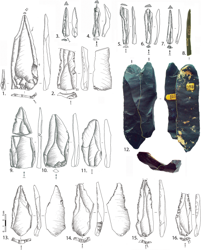 The Initial Upper Paleolithic in Central and East Asia: Blade Technology,  Cultural Transmission, and Implications for Human Dispersals | SpringerLink