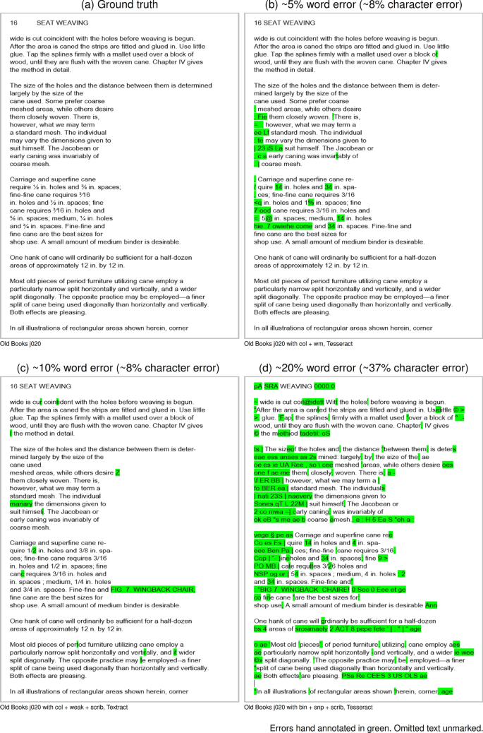 OCR with Tesseract, Amazon Textract, and Google Document AI: a benchmarking  experiment | SpringerLink