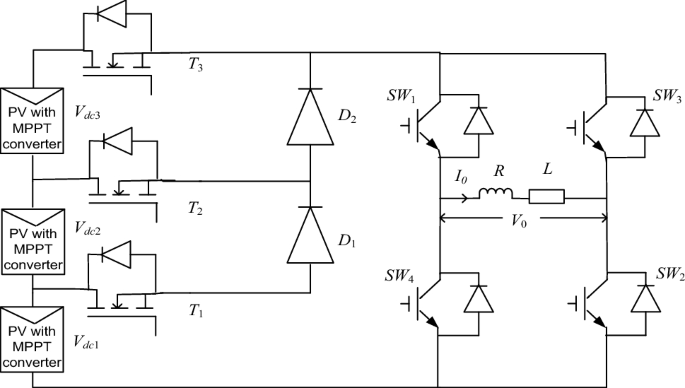 Reduced switches multilevel inverter integration with boost converters in  photovoltaic system | SpringerLink