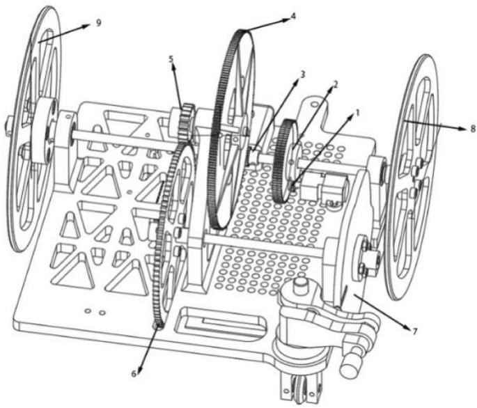 Design of a mechanical teaching vehicle controlled by cam structure ...