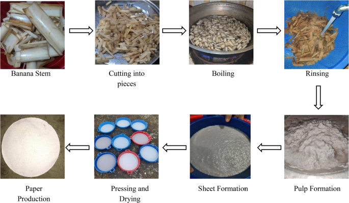 Eco-Friendly Paper Production from Banana Stem and Waste Paper: A ...