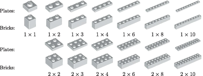 30 pieces *NEW* Lego 1x1 Stud Bricks Dark Red Plates Fine Detail 