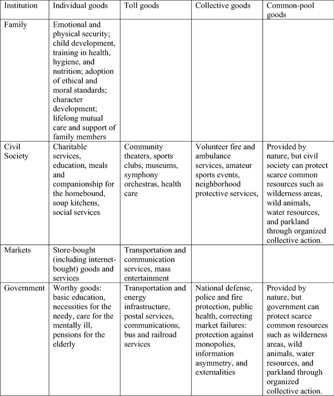 What Should Government Do Springerlink