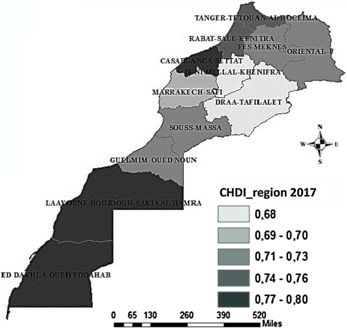Scale effect on territorial disparities of sustainable human development in  Morocco: a spatial analysis | SpringerLink